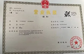 个体户注册案例